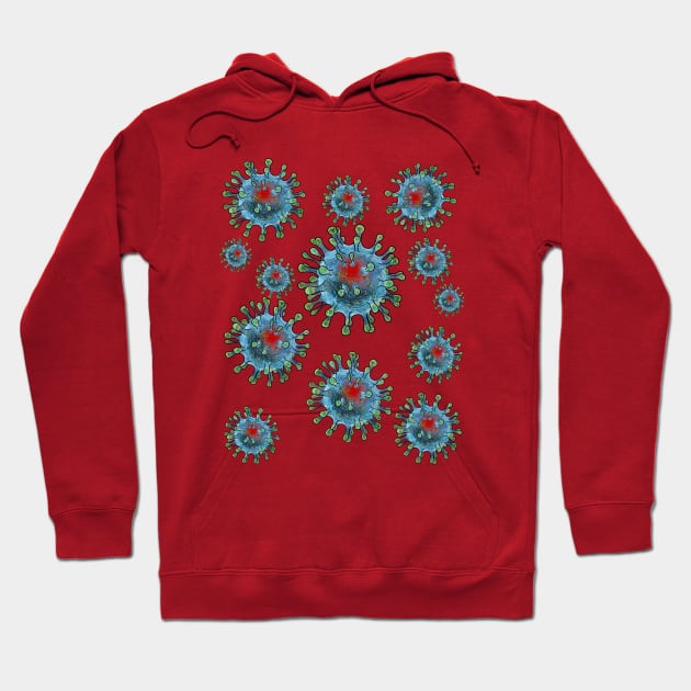 coronavirus corona virus Hoodie by kexa